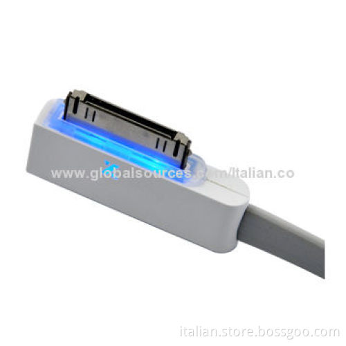 LED Light USB Cable for iPhone 4/4S, Charging and Sync Data